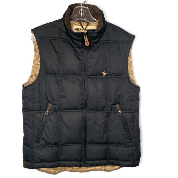 Abercrombie Fitch Floodwood Pond Deck Puffer Vest Jacket Size M NWT!